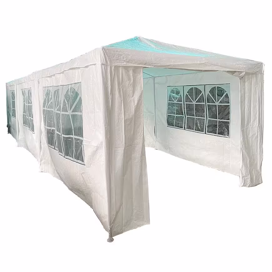 Pawilon ogrodowy 3x9x2,7 m biały