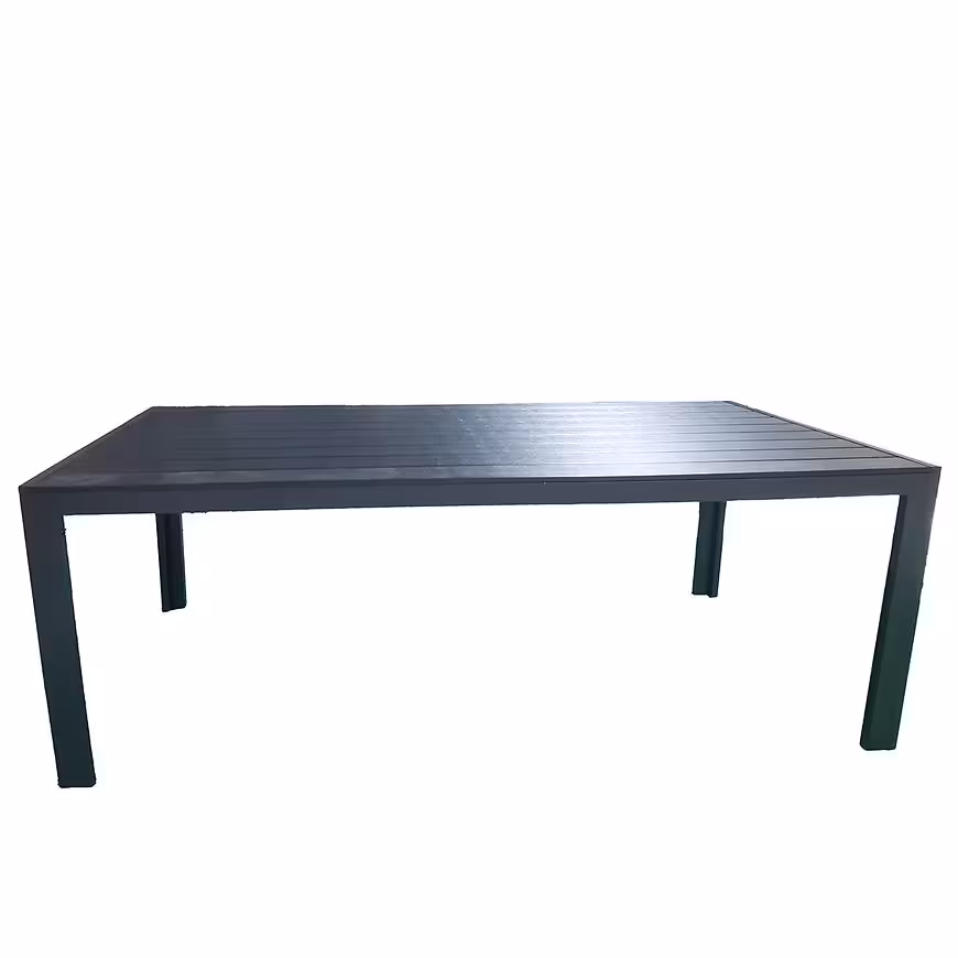 Stół Douglas czarny z blatem polywood 205x90 cm