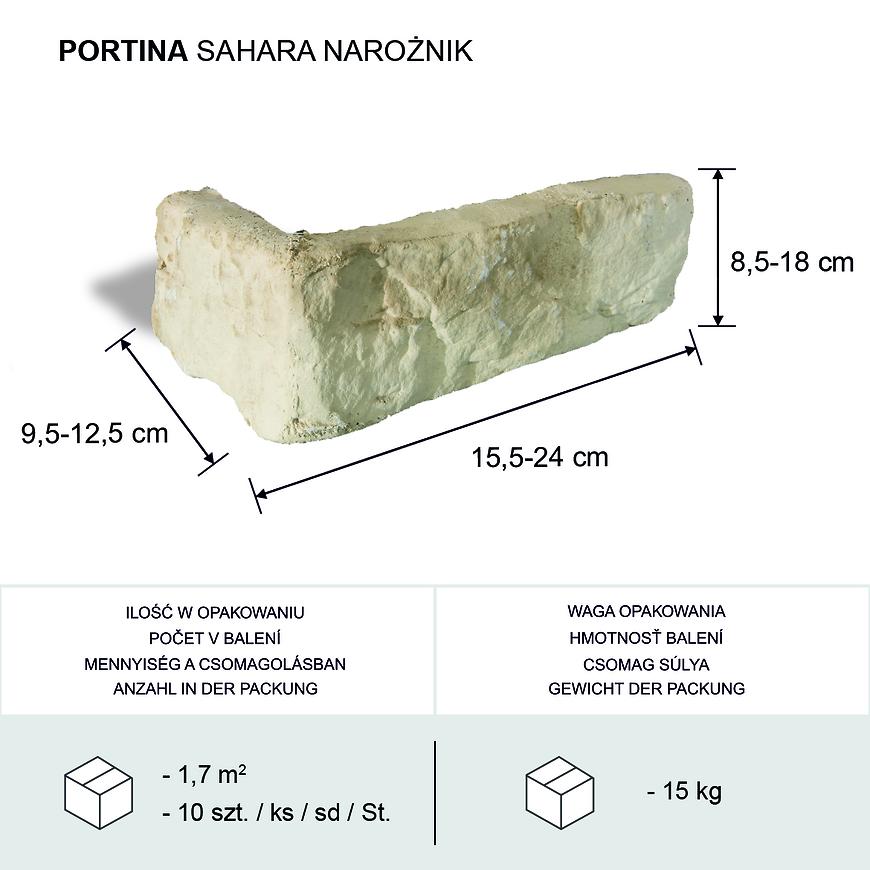 Kamień Betonowy Portina Sahara Narożnik