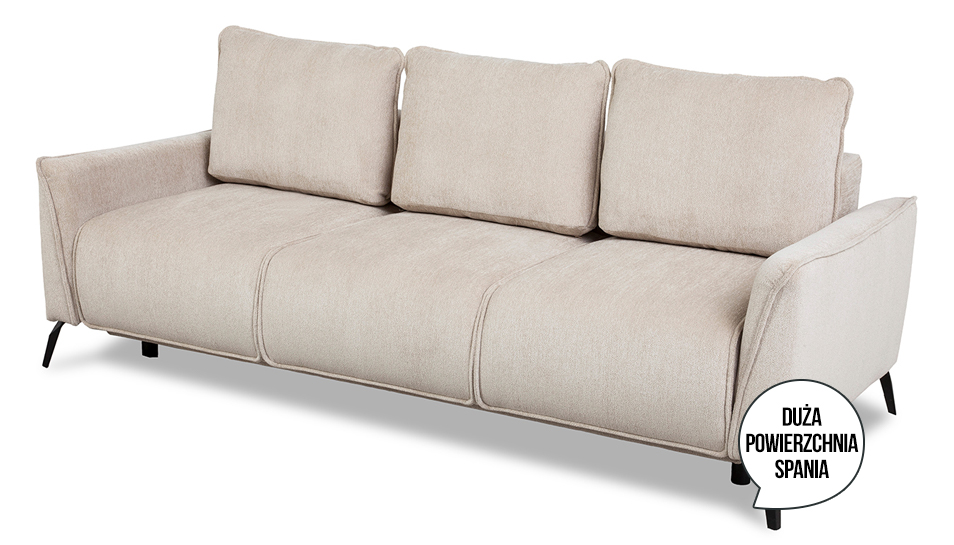 Sofa z funkcją spania Savona beżowy