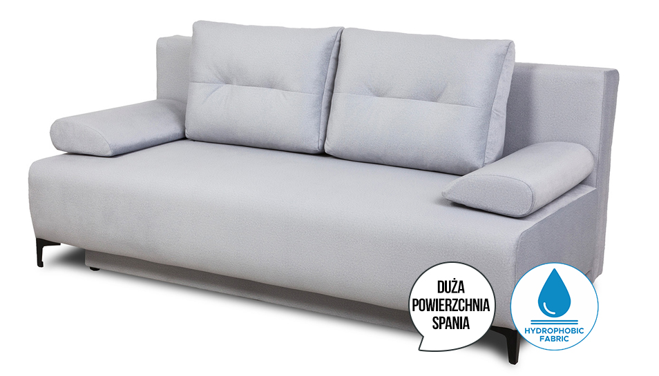 Sofa rozkładana Viera popiel