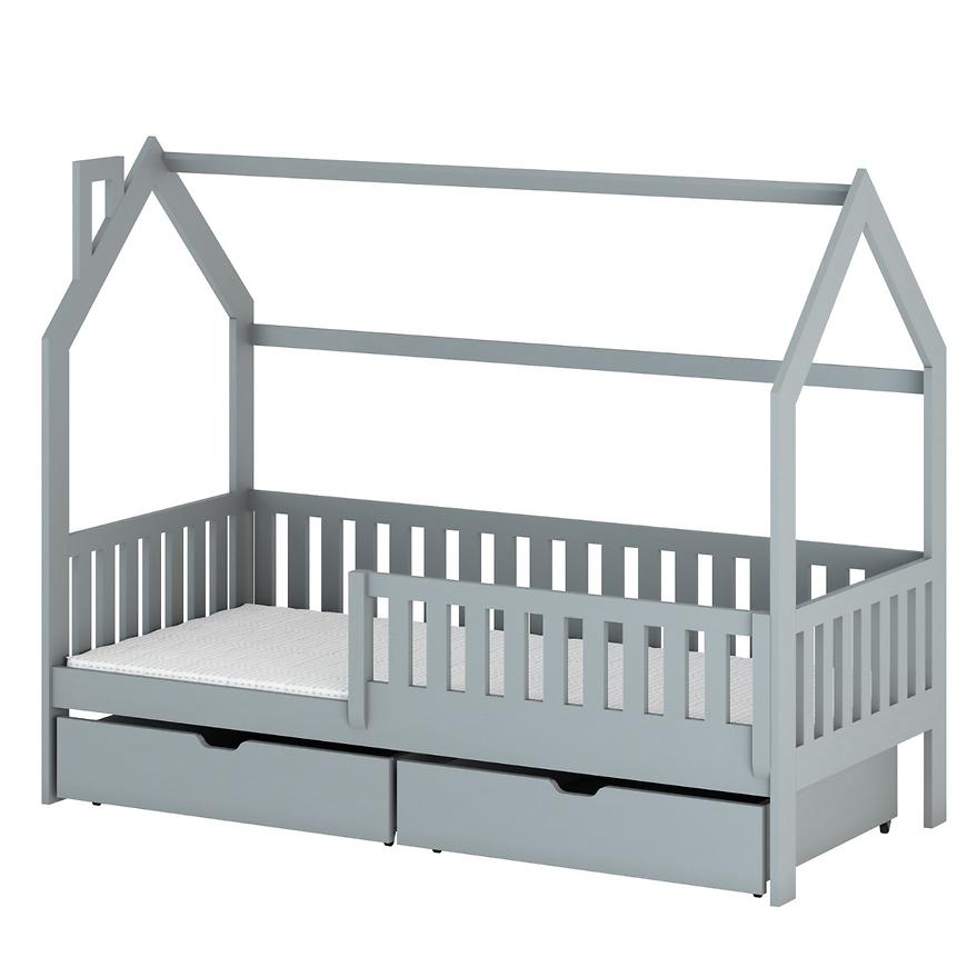 Łóżko Domek Natan 90x200 grey