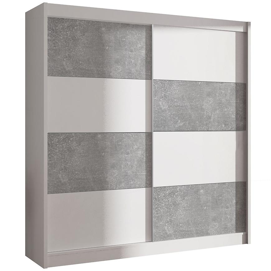 Szafa DUO 203 biały/beton