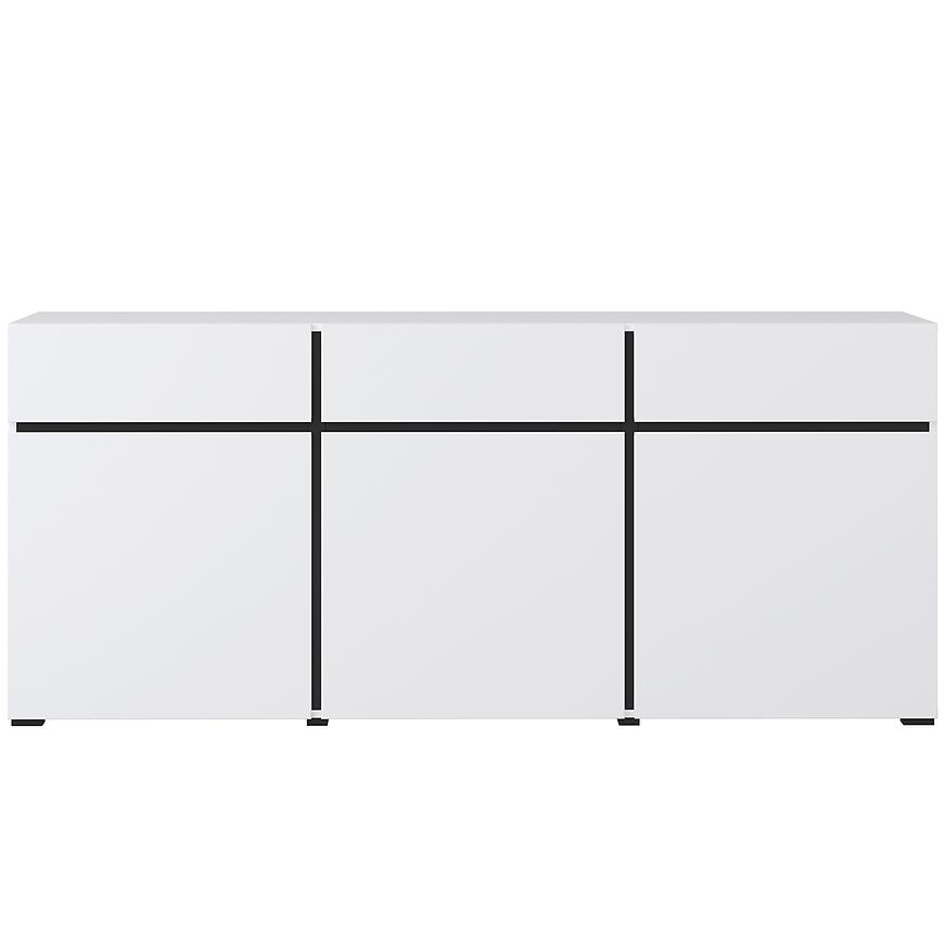 Komoda Cross3d3s Biały/Czarny
