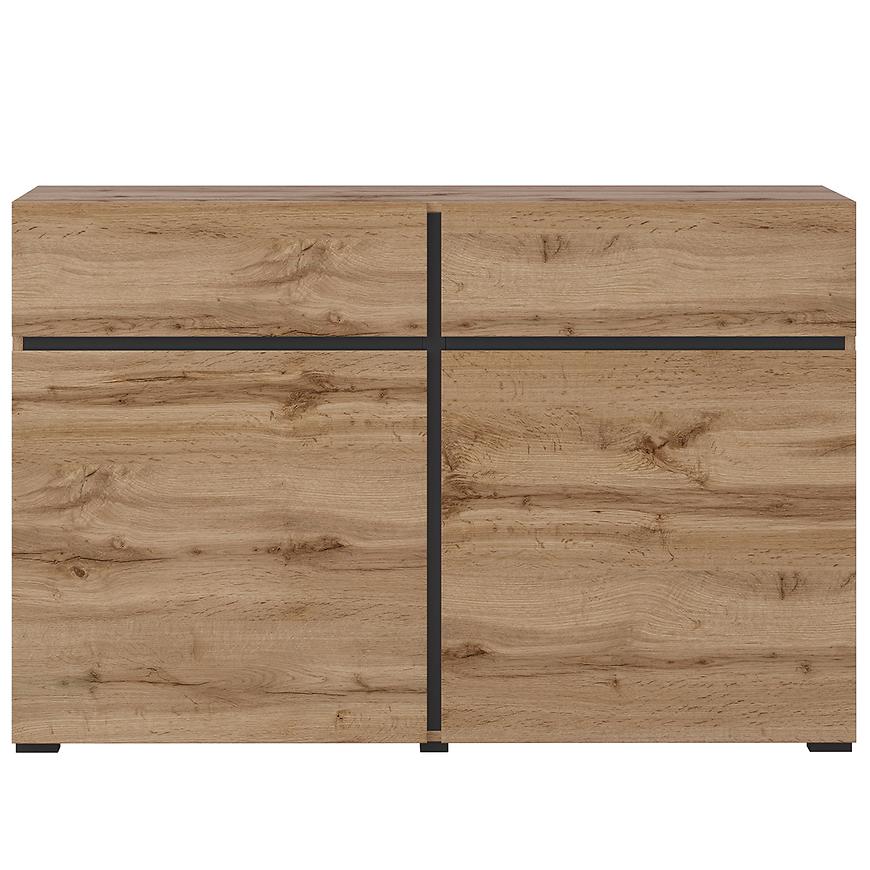 Komoda Cross2d2s Dąb Wotan/Czarny