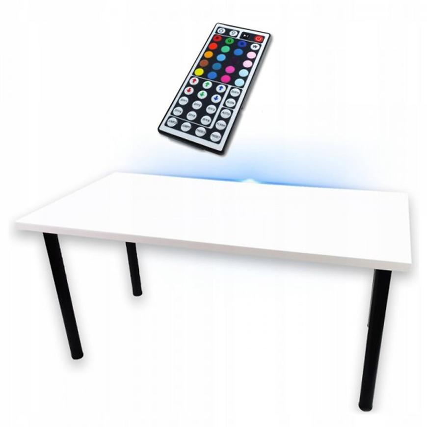 Biurko Gamingowe Low Białe 136x66x2.8 Model 1