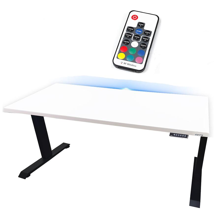 Biurko Gamingowe Top Elektr.  Białe 120x60x2.8 Model 1