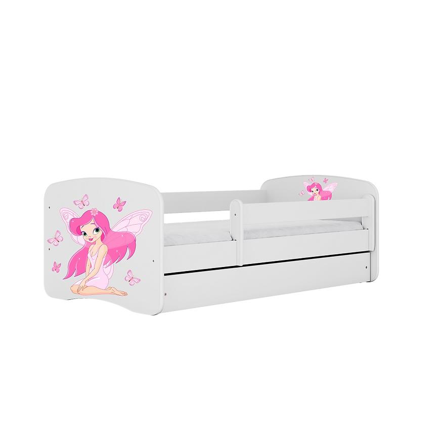 Łóżko Dziecięce Babydreams+Sz+M Biały 80x180 Wróżka 1