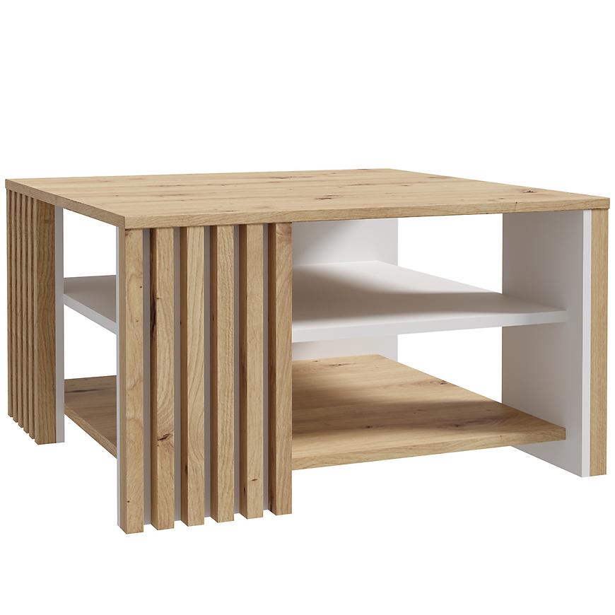 Stolik Zaandam dąb artisan/biały