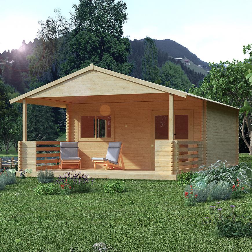 Domek ogrodowy Kira 5x8 m z podłogą