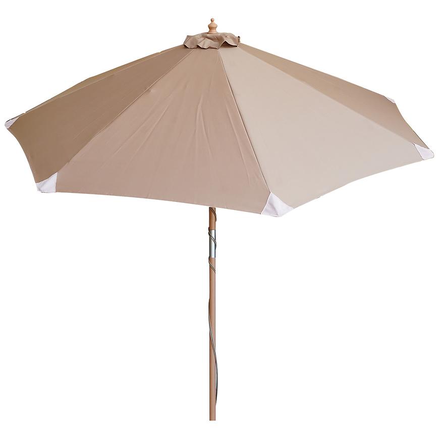 Parasol ogrodowy Malaga 300 cm beżowy
