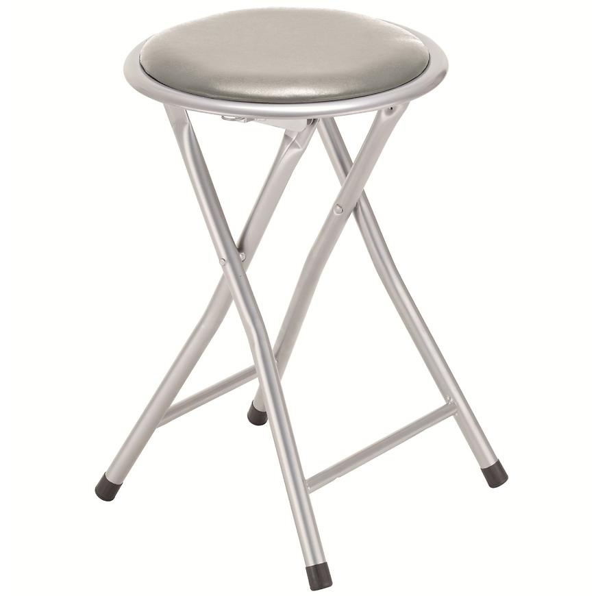 Taboret składany Alto Silver szary