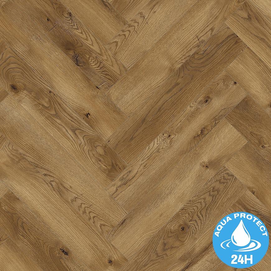 Panele podłogowe wodoodporne jodełka Dąb Classical 8mm AC5 Herringbone WR 63270