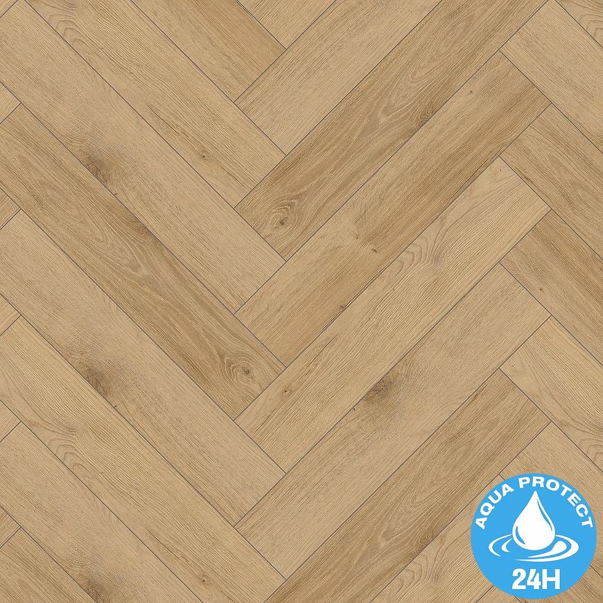 Panele podłogowe wodoodporne jodełka Dąb Benidorm 8mm AC5 Herringbone WR 64112
