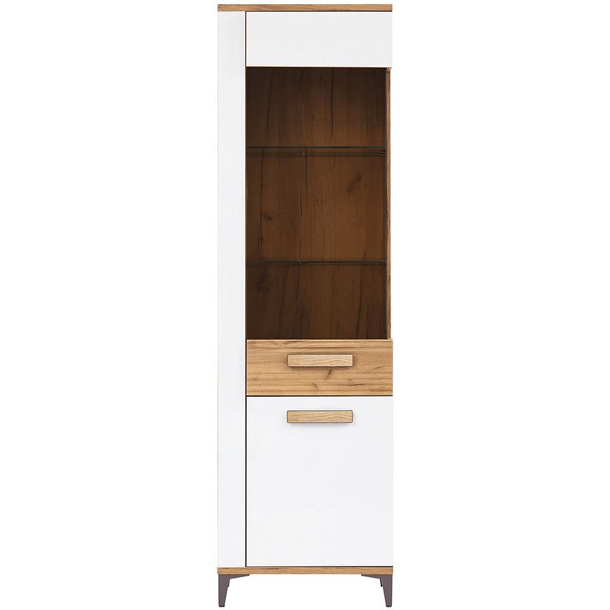 Witryna P Snobi Sb09 Dąb Craft/Biel Alpejska