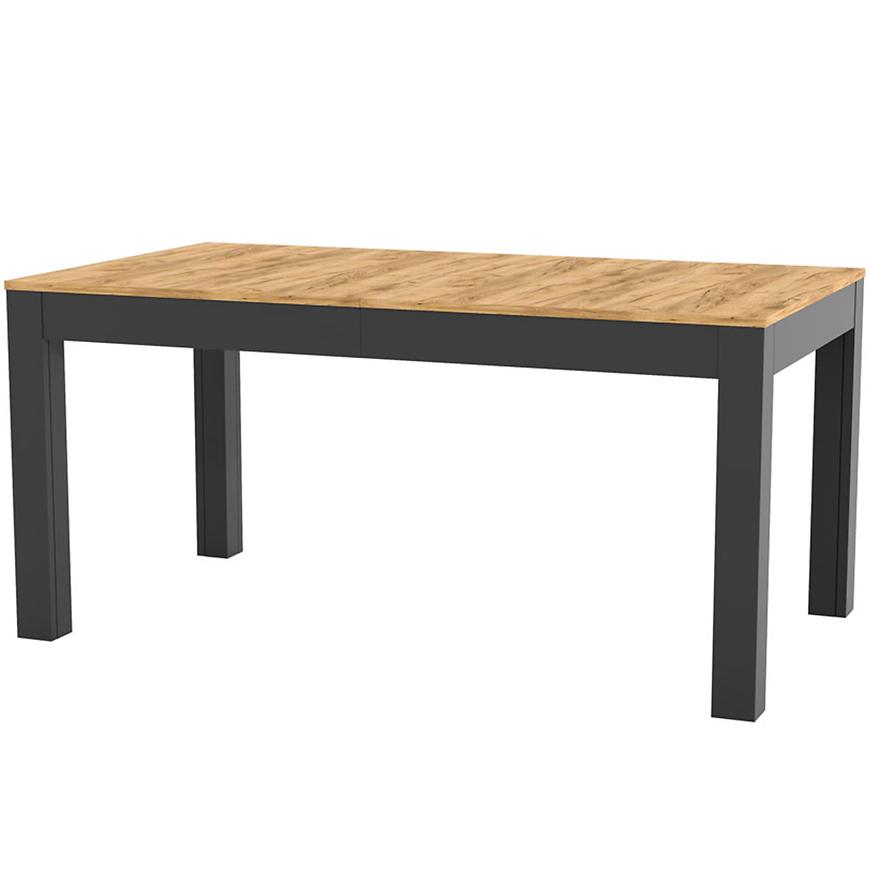 Stół rozsuwany Wenus dąb craft/czarny