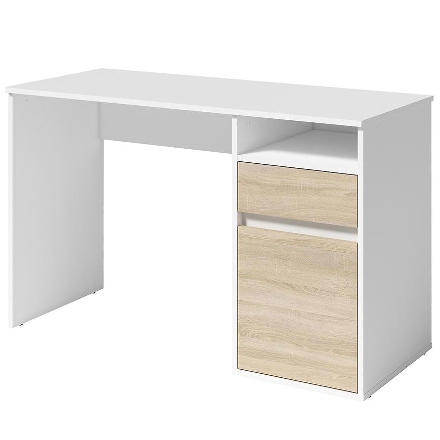 Biurko Billa 1d1sz 60 Nfsc B Biały/Sonoma
