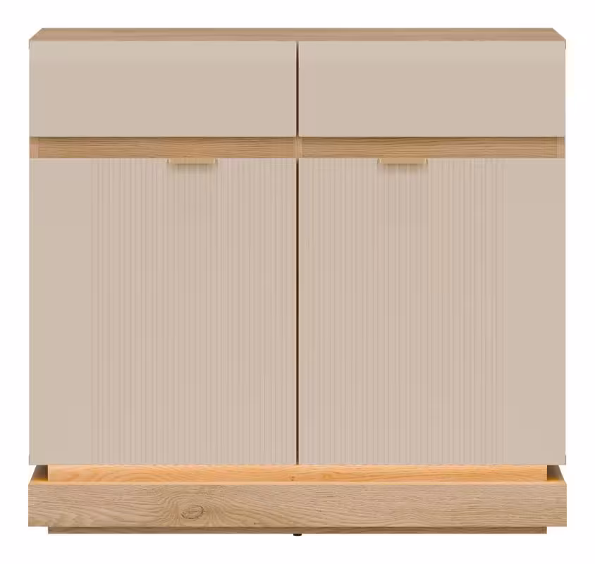 Komoda dwudrzwiowa Milton ML02 z szufladami kaszmir