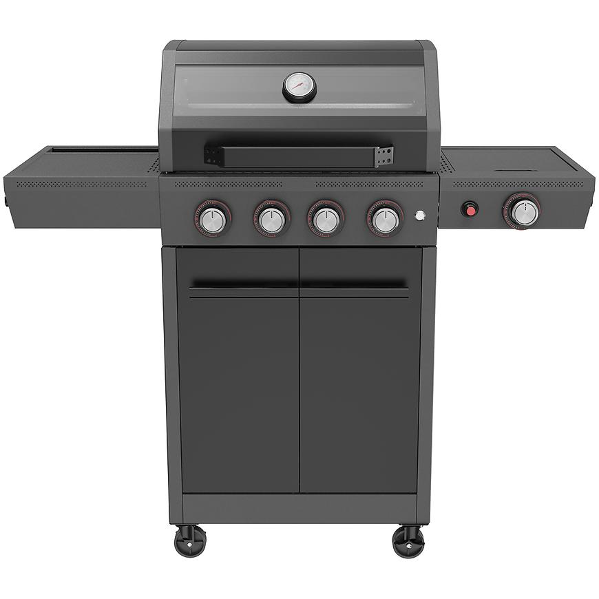 Mercado grill gazowy luxe czarny 4+1 15kw PL