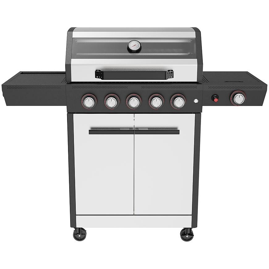 Grill gazowy Mercado De Luxe silver 5+1  17.5 kw PL