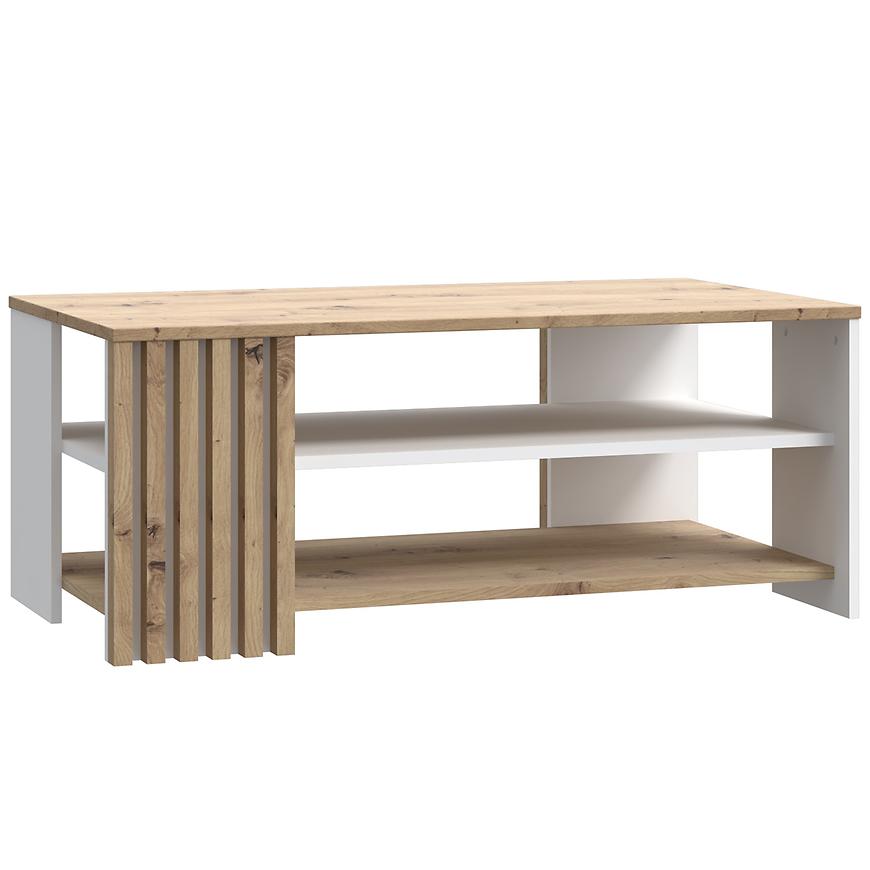 Stolik okolicznościowy prostokąt 60x110 Zaandam biały/artisan