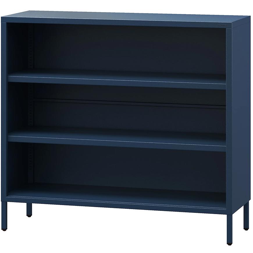 Regał Metalowy Niski Luca Modern Dark Blue