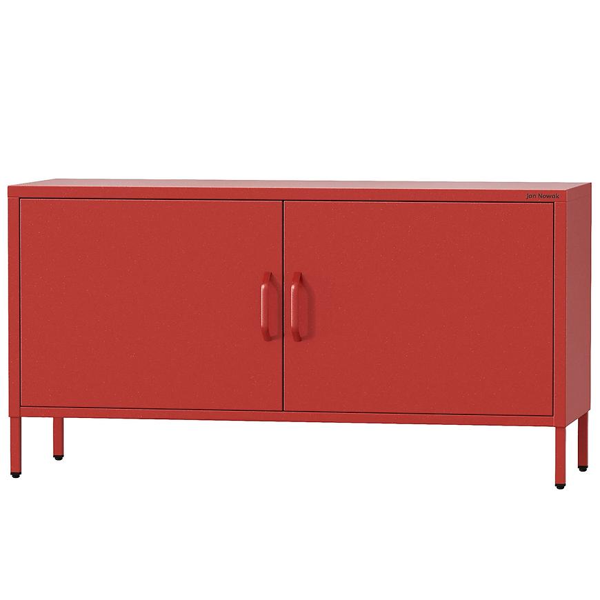 Szafka RTV Metalowa Rosa Modern Red