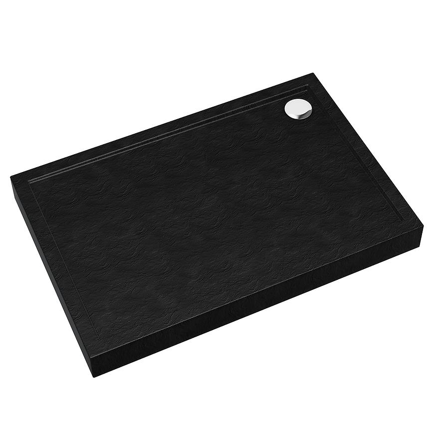 Brodzik prostokątny Black Stone 90x100x12 Espera Plus AQM4645CST