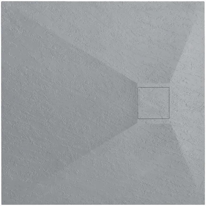 Brodzik kwadratowy Magnum Grey 90x90x2,5 Rea K4106
