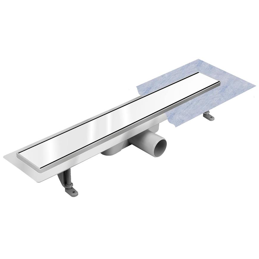 Odwodnienie Liniowe Inox Białe Szkło 1000