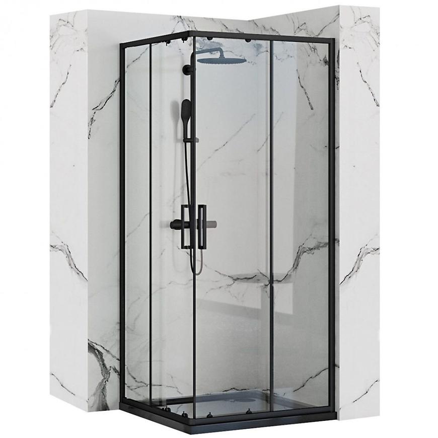 Kabina prysznicowa Punto Rea K4801 90x90x190 black