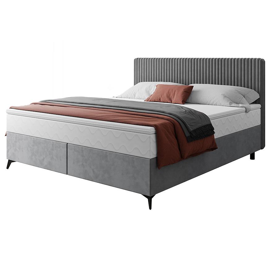Łóżko Wave z topperem 140x200 Manila 16/Tilia 90
