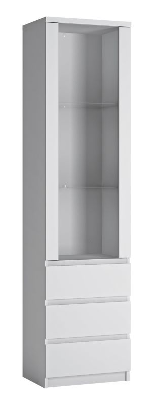 Witryna jednodrzwiowa z szufladami Fribo FRIV01