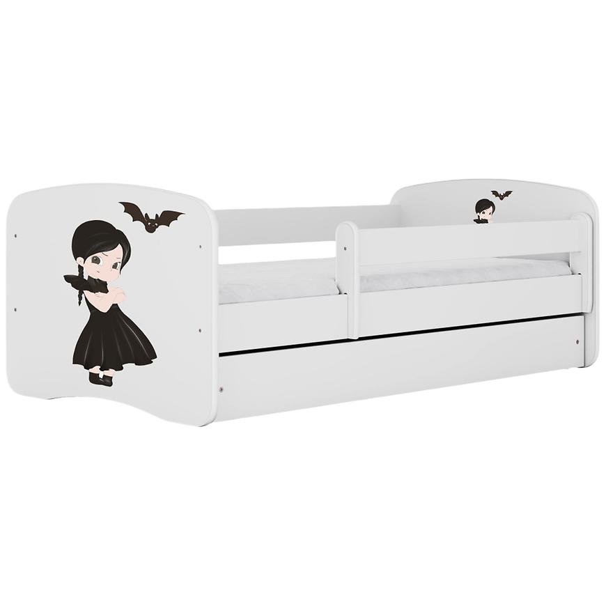 Łóżko dziecięce Babydreams+SZ+M biały 70x140 Wednesday