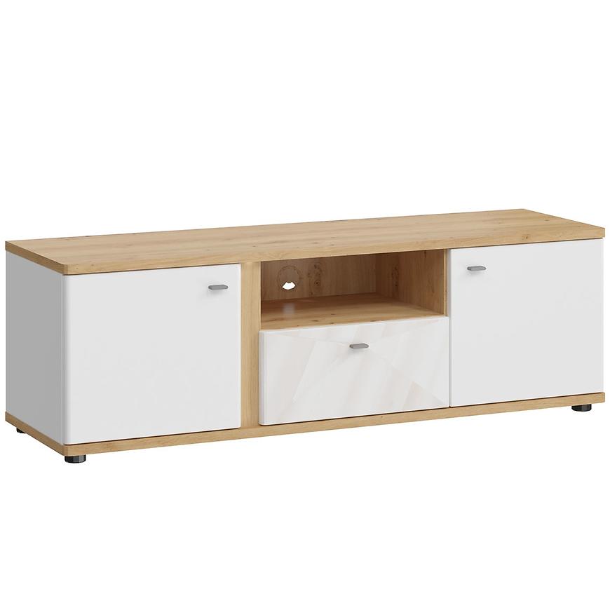 Szafka RTV Avila 2D1S AILF01 biały/dąb artisan