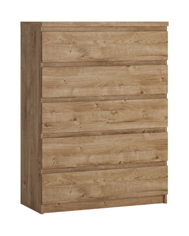 Komoda z szufladami Fribo FRIK06 dąb ribbeck złoty