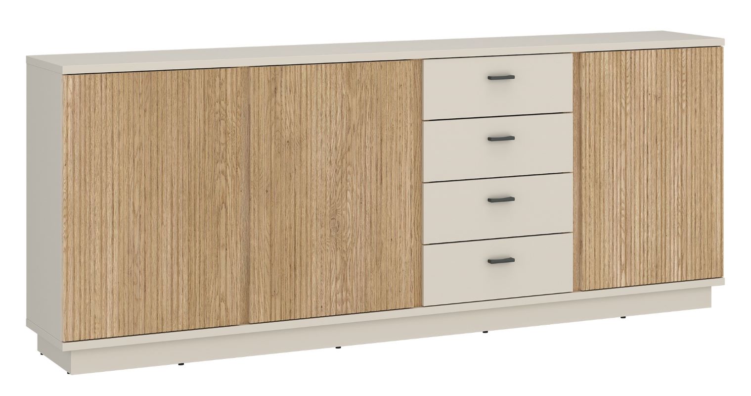Komoda trzydrzwiowa z szufladami 3D4S Mosano LUSK103