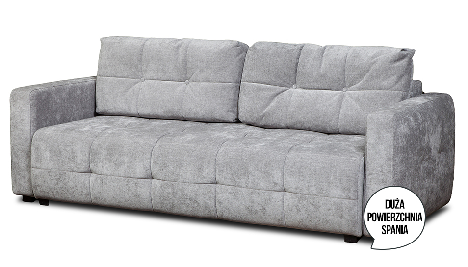 Sofa z pojemnikiem Majestic popielata