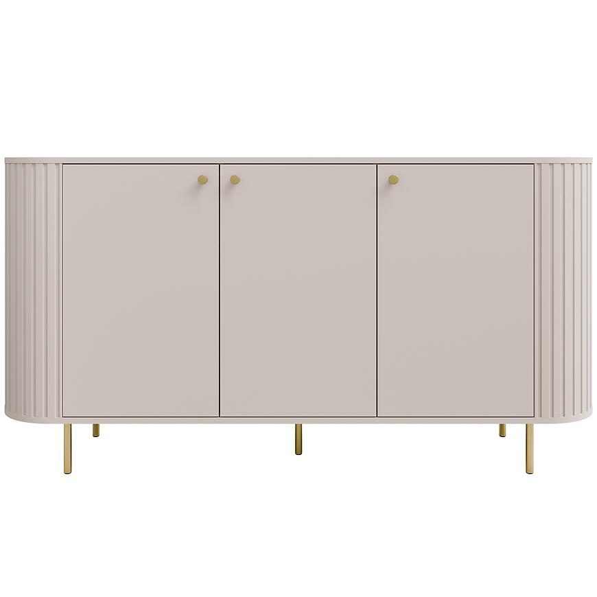 Komoda Ovalio 830  3f Beż Piaskowy