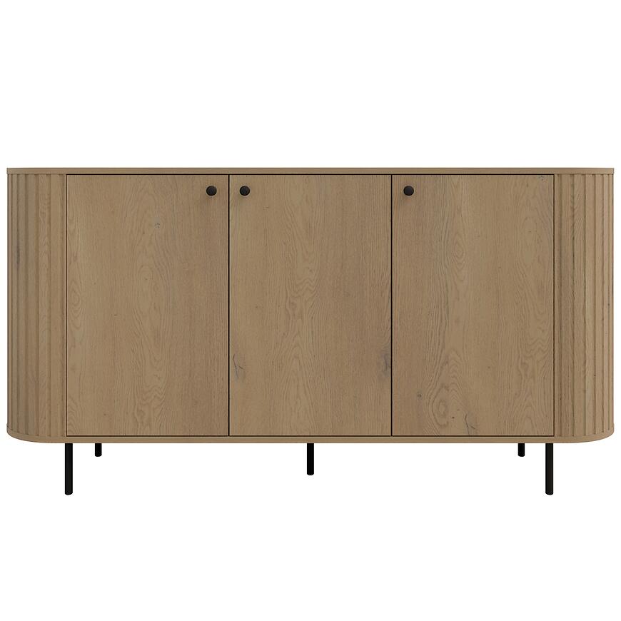 Komoda Ovalio 830 3f Dąb Cremona