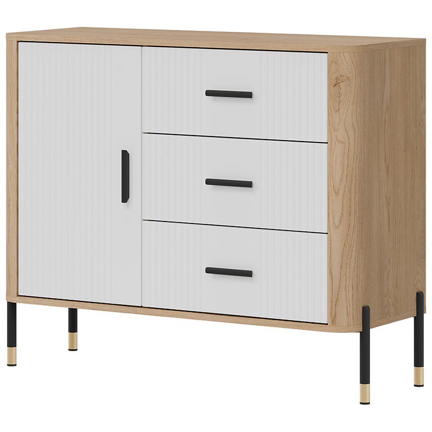 Komoda Dante Dt03 Dąb Cremona/Biały