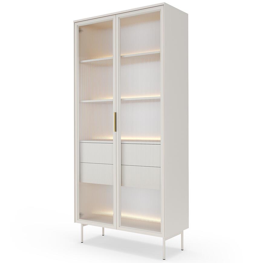 Witryna Lumi Wys A 91 2d2s + Led Kaszmir