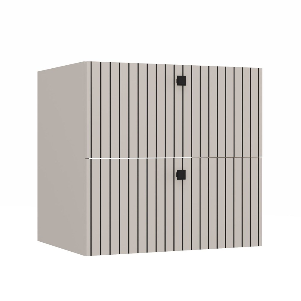 Szafka pod umywalkę Trigo 60 cm 2S kaszmir