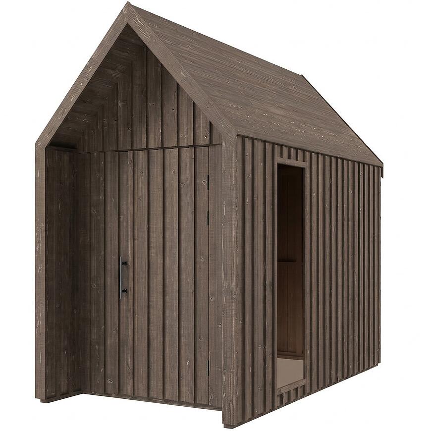 Domek ogrodowy Swedish Barn 1622 brązowy V2