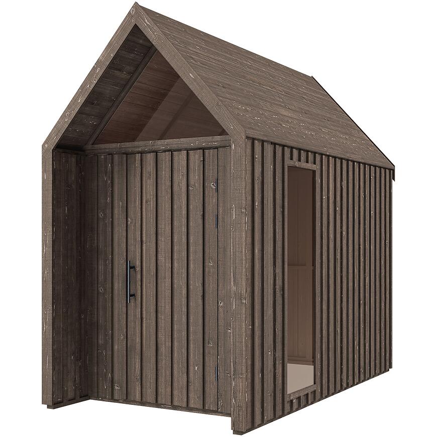 Domek ogrodowy Swedish Barn 1622 brązowy V3