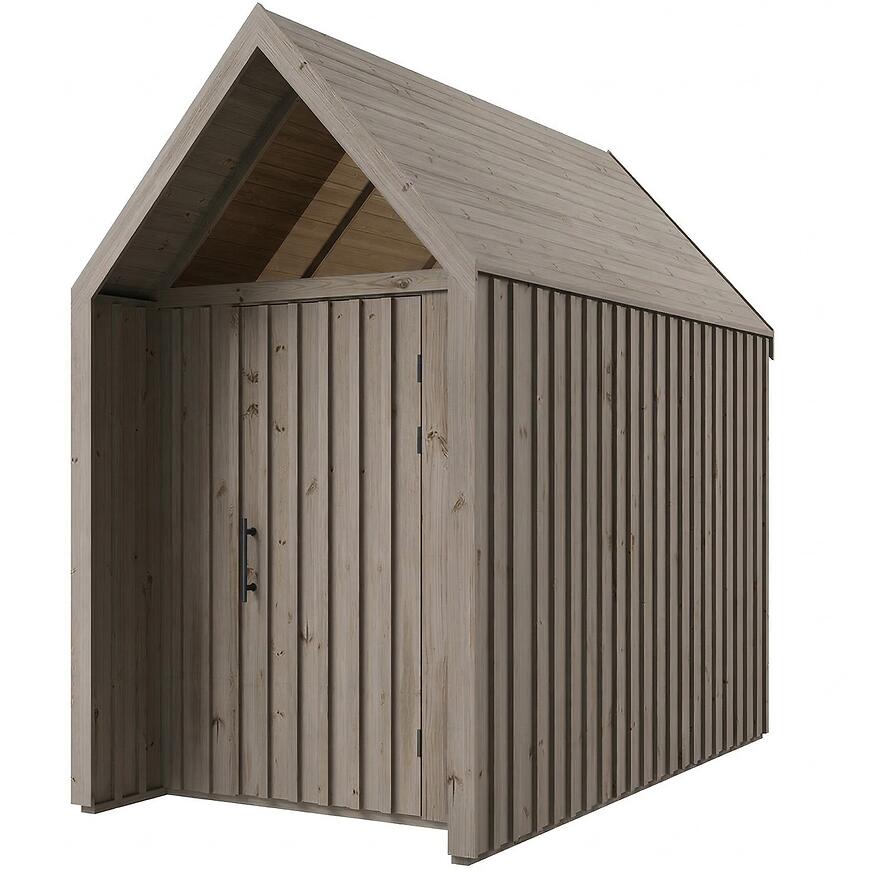 Domek ogrodowy Swedish Barn 1622 szary V4
