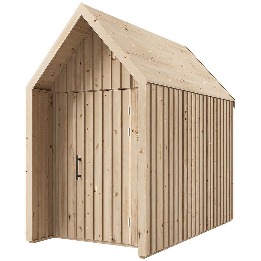 Domek ogrodowy Swedish Barn 1629 naturalny V1