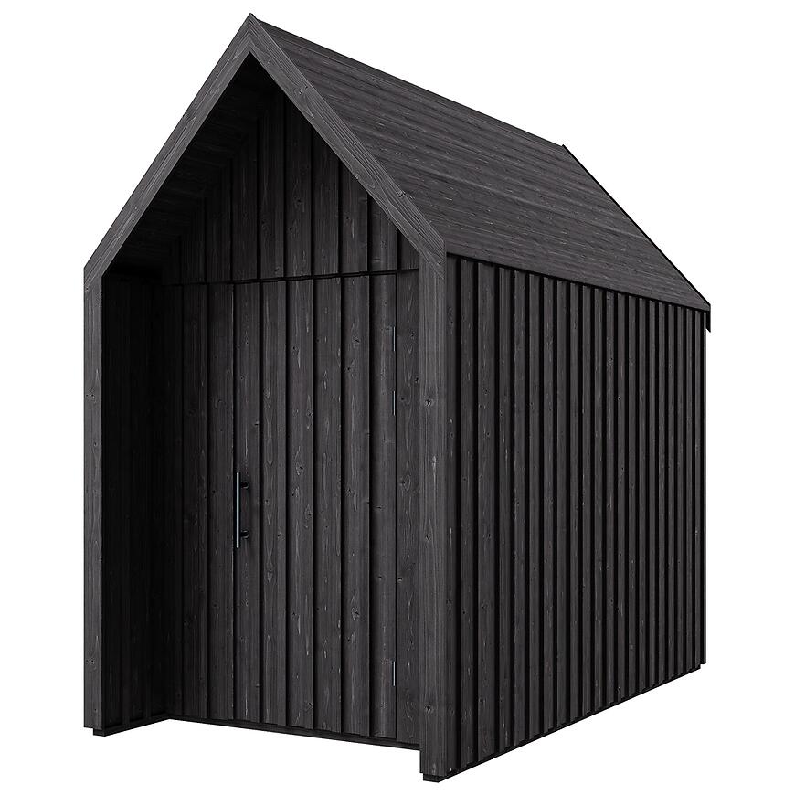Domek ogrodowy Swedish Barn 1629 czarny V1