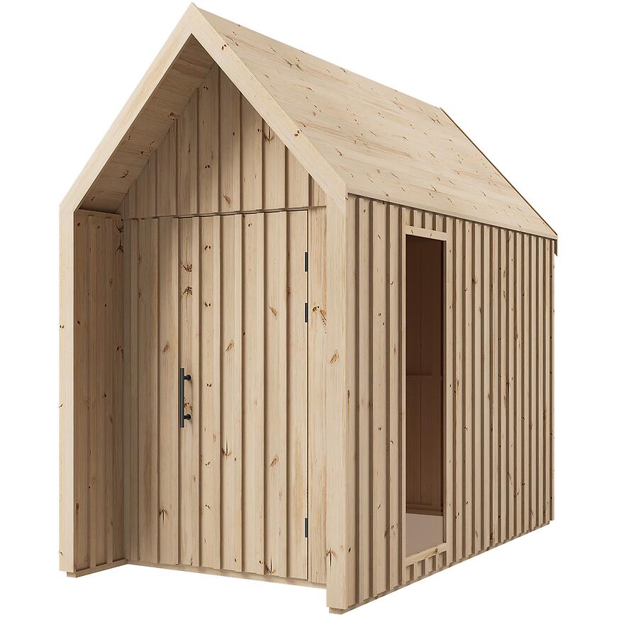 Domek ogrodowy Swedish Barn 1629 naturalny V2