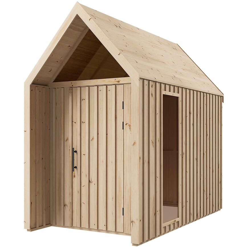 Domek ogrodowy Swedish Barn 1629 naturalny V3
